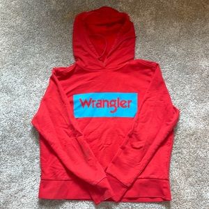 Women medium cropped Wrangler hoodie